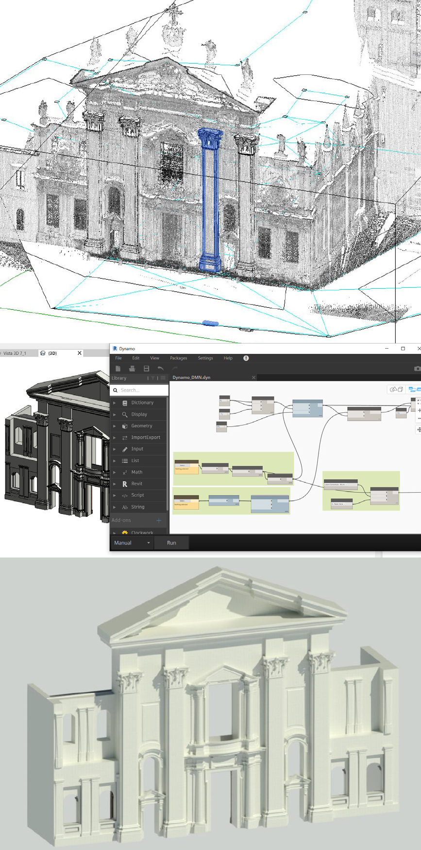 hbim_mantovalab_duomo mantova_revit_dynamo_modelling